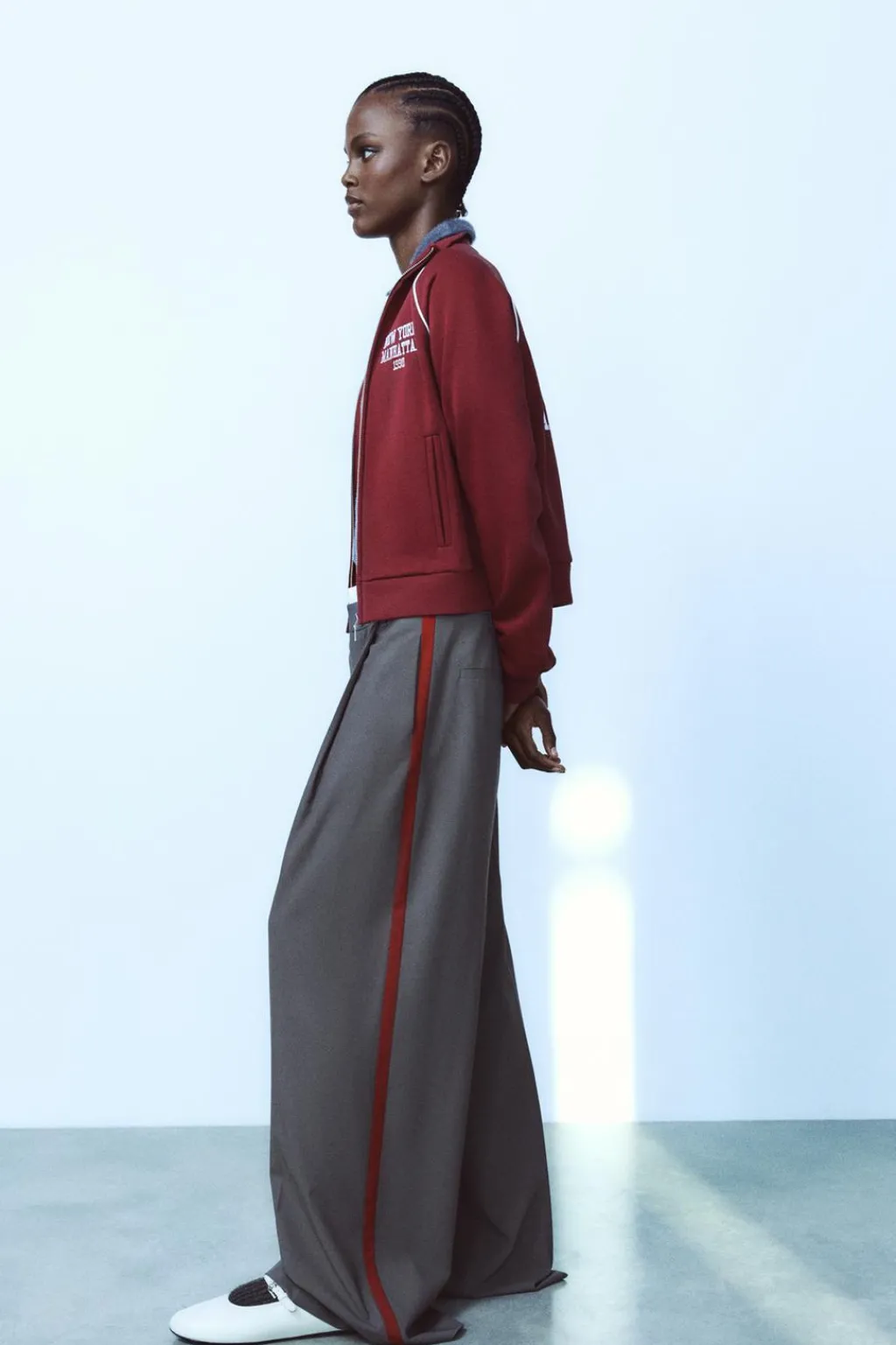 Sale PANTALÓN BOXER BANDA LATERAL Mujer Pantalones