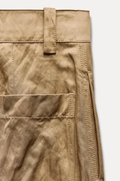 Best PANTALÓN CARGO ARRUGADO ZW COLLECTION Mujer Pantalones