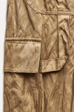 Best PANTALÓN CARGO ARRUGADO ZW COLLECTION Mujer Pantalones