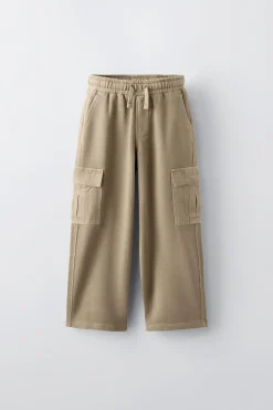 Niños ZARA 6 - 14 Años·Pantalones<PANTALÓN CARGO GARMENT DYE