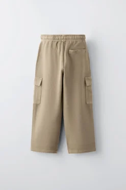 Niños ZARA 6 - 14 Años·Pantalones<PANTALÓN CARGO GARMENT DYE