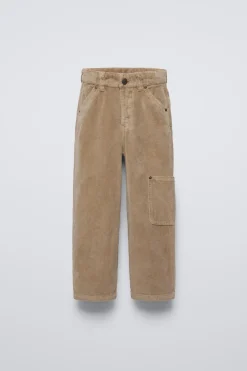 Niños ZARA 6 - 14 Años·Pantalones<PANTALÓN CARPENTE PANA