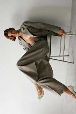 Online PANTALÓN CARROT LANA 100% ZW COLLECTION Mujer Pantalones