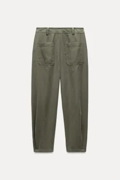 Sale PANTALÓN CHINO PINZAS BAJO Mujer Pantalones