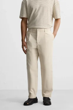 Fashion PANTALÓN CHINO PLIEGUES Hombre Pantalones