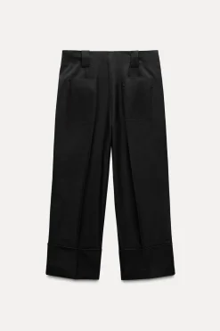 Clearance PANTALÓN CHINO VUELTA BAJO ZW COLLECTION Mujer Pantalones