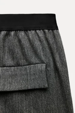 Outlet PANTALÓN CINTURA CONTRASTE ZW COLLECTION Mujer Pantalones