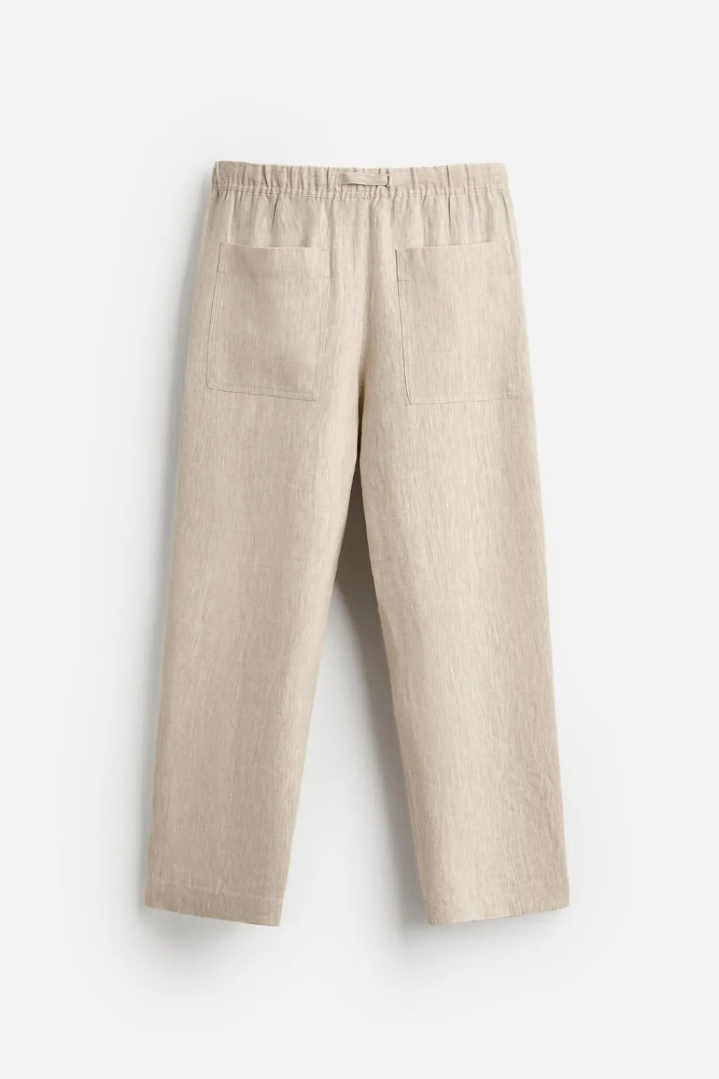 New PANTALÓN CINTURA JOGGER 100% LINO Hombre Pantalones