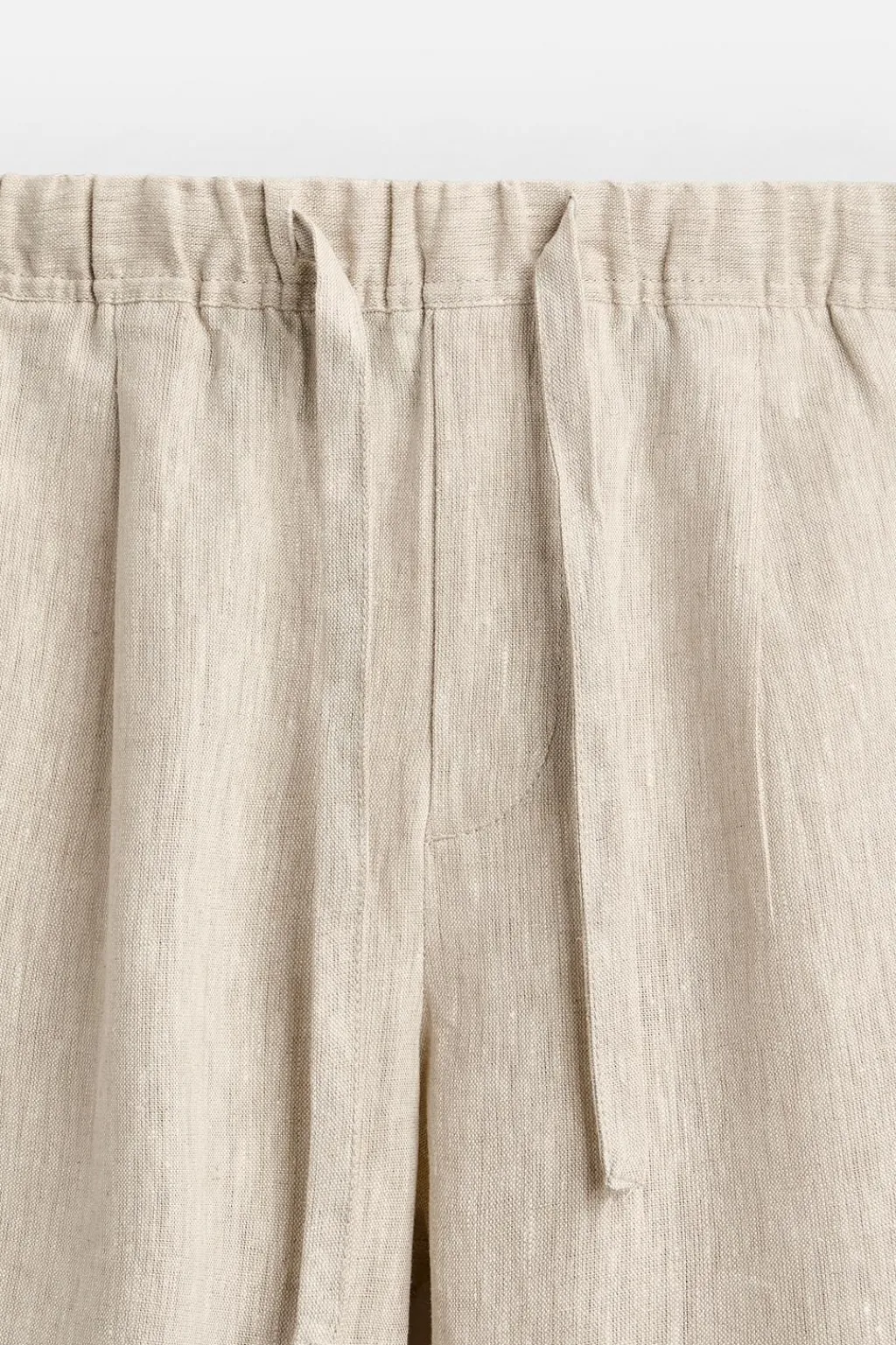 New PANTALÓN CINTURA JOGGER 100% LINO Hombre Pantalones