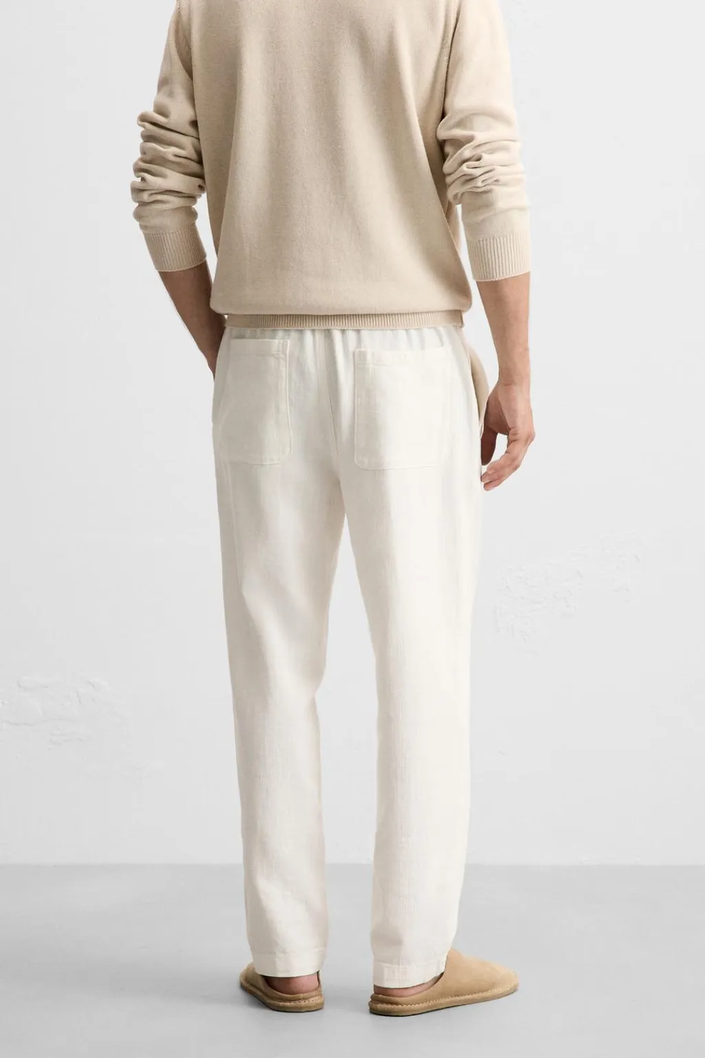 New PANTALÓN CINTURA JOGGER ESTRUCTURA Hombre Pantalones