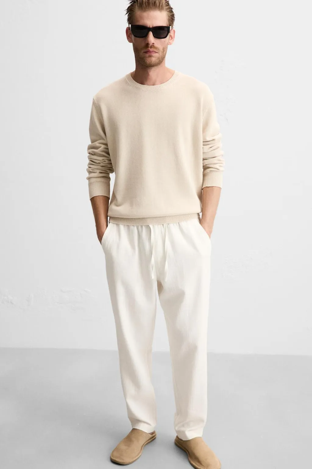 New PANTALÓN CINTURA JOGGER ESTRUCTURA Hombre Pantalones