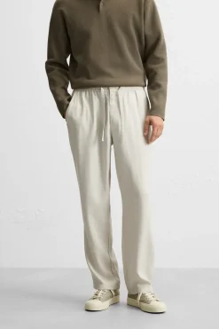 Sale PANTALÓN CINTURA JOGGER LYOCELL Hombre Pantalones