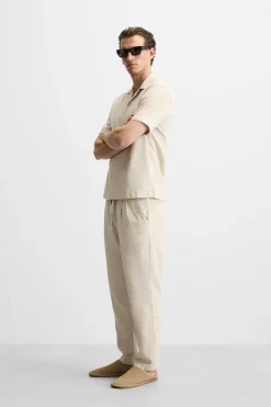 Discount PANTALÓN CINTURA JOGGER PLIEGUES Hombre Pantalones