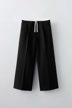 Niños ZARA 6 - 14 Años·Pantalones<PANTALÓN CINTURILLA DOBLE