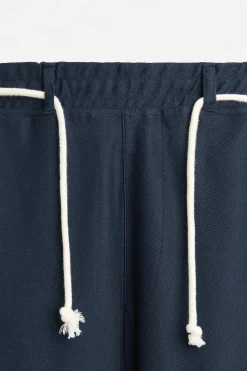 Sale PANTALÓN CINTURÓN CONTRASTE Hombre Pantalones