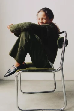 Niños ZARA 6 - 14 Años·Pantalones<PANTALÓN CINTURÓN CUADROS