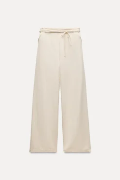 Fashion PANTALÓN CINTURÓN FULL LENGTH Mujer Pantalones