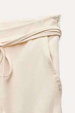 Fashion PANTALÓN CINTURÓN FULL LENGTH Mujer Pantalones