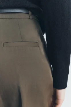 New PANTALÓN CINTURÓN ZW COLLECTION Mujer Pantalones