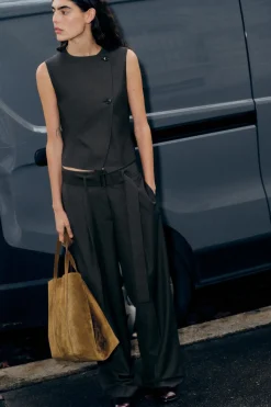 Sale PANTALÓN CINTURÓN ZW COLLECTION Mujer Pantalones