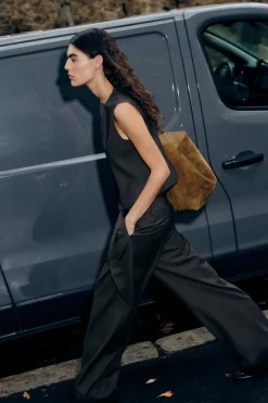 Sale PANTALÓN CINTURÓN ZW COLLECTION Mujer Pantalones