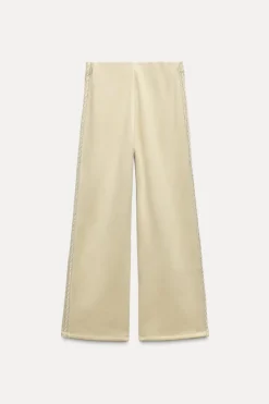 Sale PANTALÓN COMBINADO TRICOT Mujer Pantalones