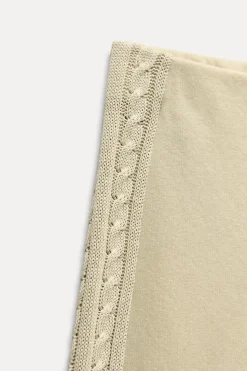 Sale PANTALÓN COMBINADO TRICOT Mujer Pantalones