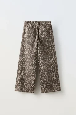Niños ZARA 6 - 14 Años·Pantalones<PANTALÓN CORDÓN ANIMAL PRINT