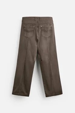 New PANTALÓN COSTURAS EFECTO LAVADO Hombre Pantalones