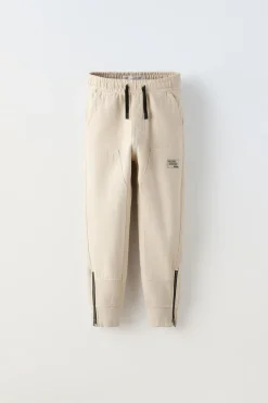 Niños ZARA 6 - 14 Años·Pantalones|6 - 14 Años·Deporte / Chándal<PANTALÓN CREMALLERA CONTRASTE