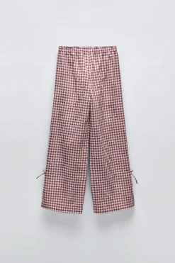 Niños ZARA 6 - 14 Años·Pantalones<PANTALÓN CUADRO VICHY LACITOS