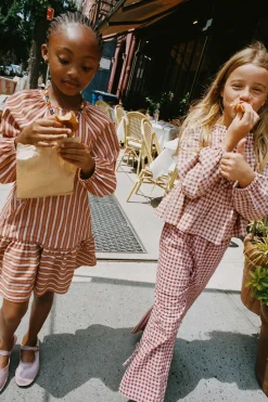 Niños ZARA 6 - 14 Años·Pantalones<PANTALÓN CUADRO VICHY LACITOS