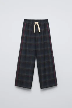 Niños ZARA 6 - 14 Años·Pantalones<PANTALÓN CUADROS BANDA