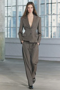 Online PANTALÓN CUADROS BANDA LATERAL ZW COLLECTION Mujer Pantalones