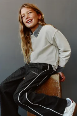 Niños ZARA 6 - 14 Años·Pantalones<PANTALÓN CUADROS DOBLE CINTURILLA