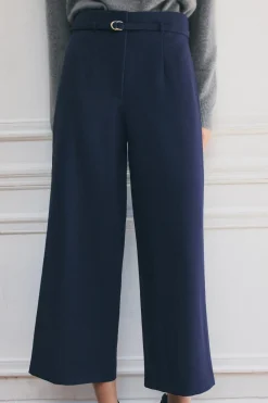 Fashion PANTALÓN CULOTTE CINTURÓN ZW COLLECTION Mujer Pantalones