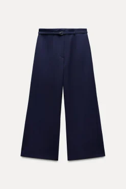 Fashion PANTALÓN CULOTTE CINTURÓN ZW COLLECTION Mujer Pantalones