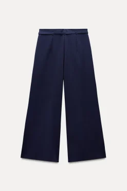 Fashion PANTALÓN CULOTTE CINTURÓN ZW COLLECTION Mujer Pantalones