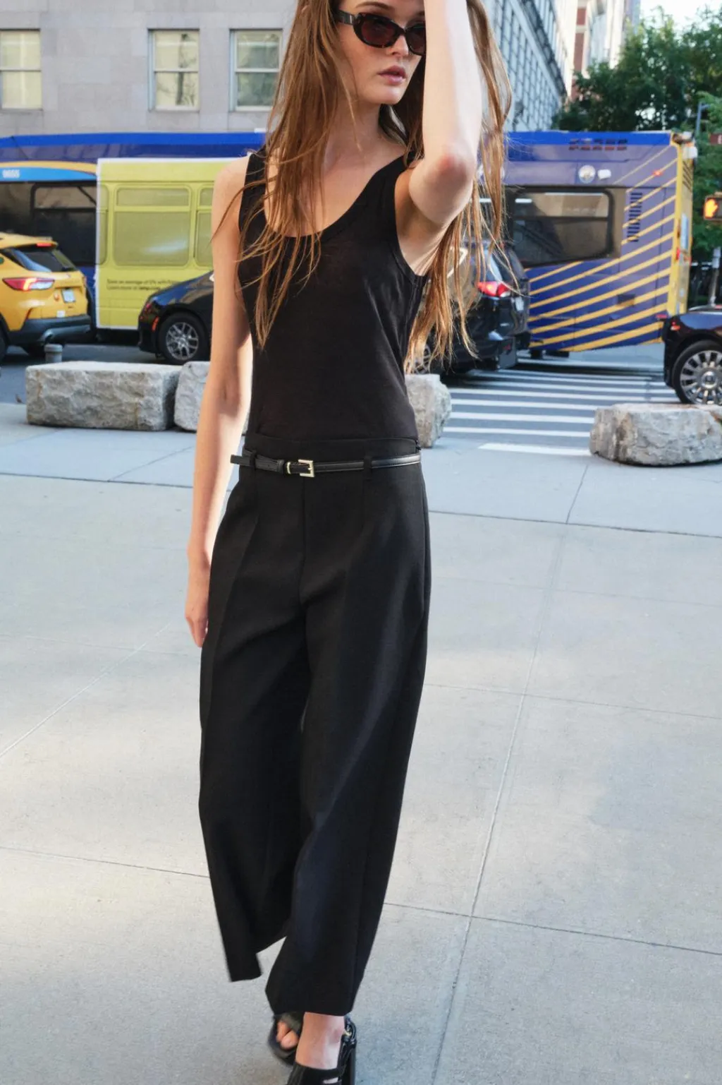 Outlet PANTALÓN CULOTTE CINTURÓN ZW COLLECTION Mujer Pantalones