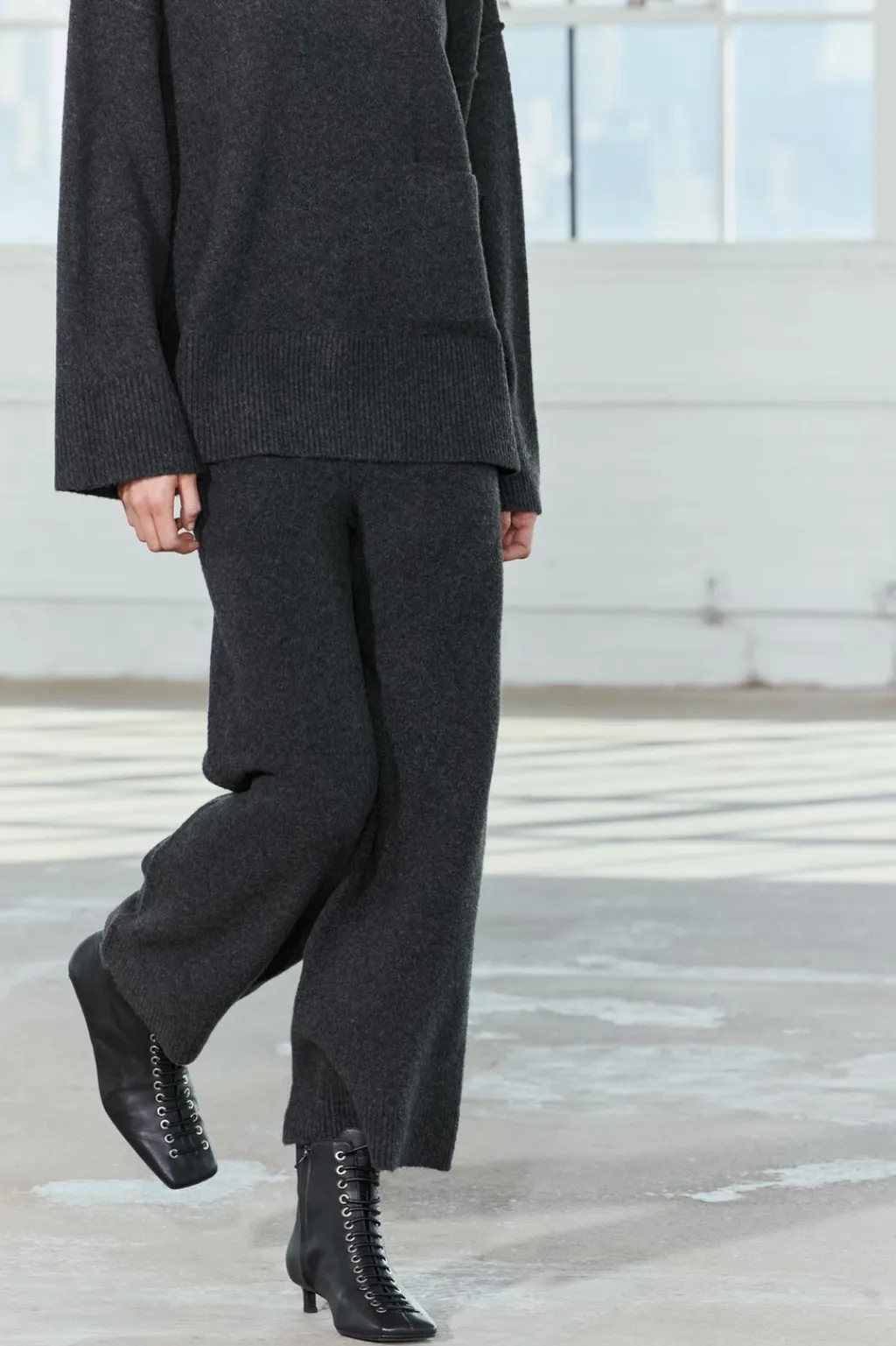 Outlet PANTALÓN CULOTTE PUNTO Mujer Pantalones|Cárdigan / Jerséis