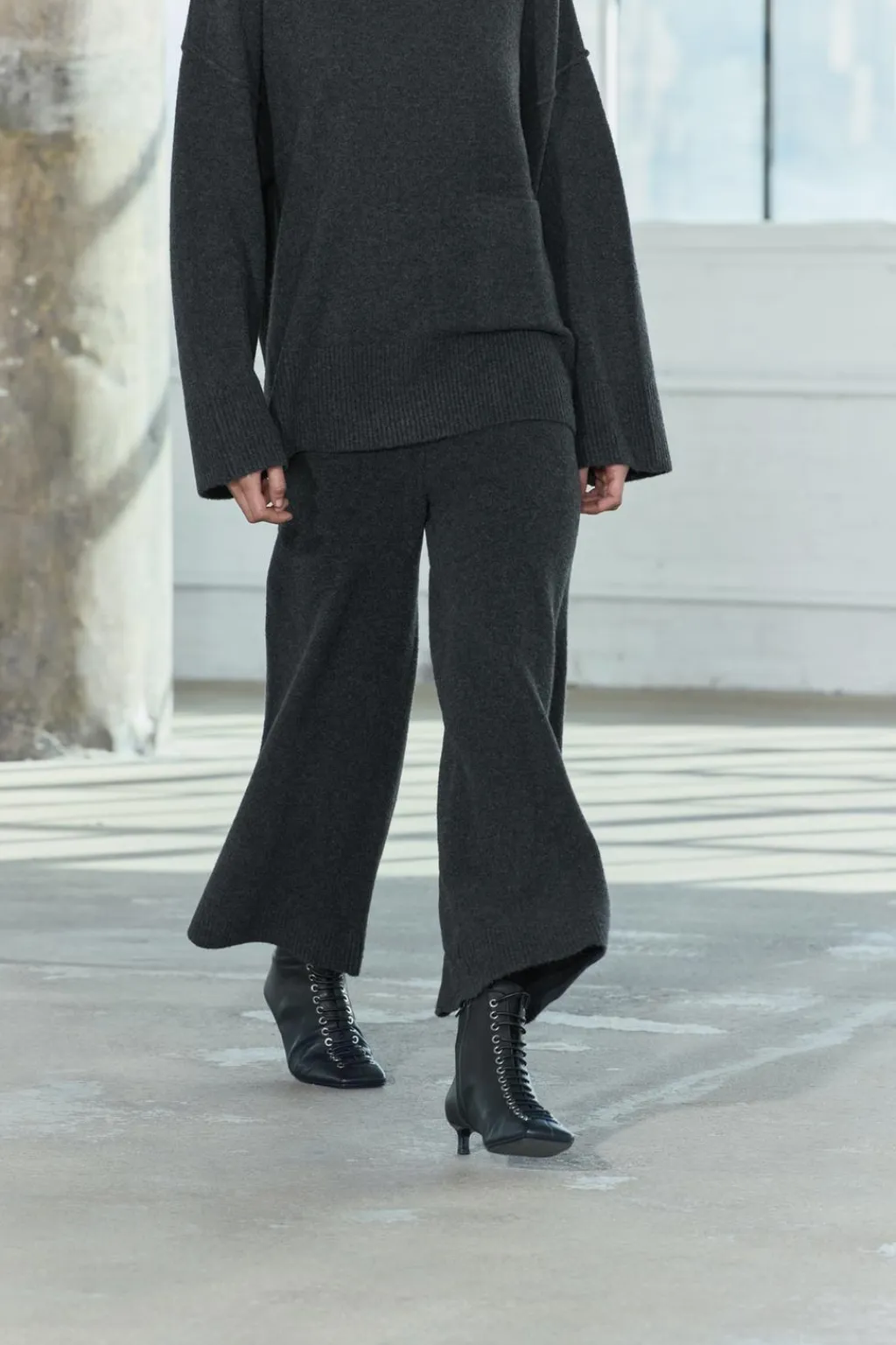 Outlet PANTALÓN CULOTTE PUNTO Mujer Pantalones|Cárdigan / Jerséis