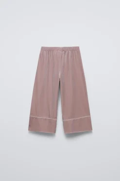 Niños ZARA 1½ - 6 Años·Pantalones<PANTALÓN CULOTTE TERCIOPELO