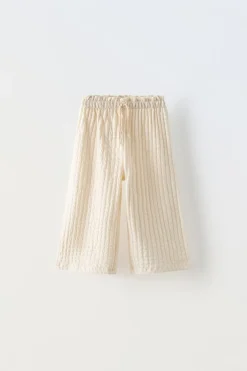 Niños ZARA 1½ - 6 Años·Pantalones|1½ - 6 Años·Total Look<PANTALÓN CULOTTE TEXTURA
