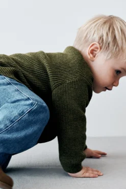 Niños ZARA 6 - 18 Meses·Conjuntos|6 - 18 Meses·Pantalones / Leggings<PANTALÓN DENIM BALLOON