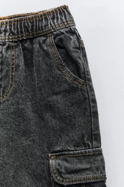 Niños ZARA 1½ - 6 Años·Jeans / Denim|1½ - 6 Años·Total Look<PANTALÓN DENIM CARGO