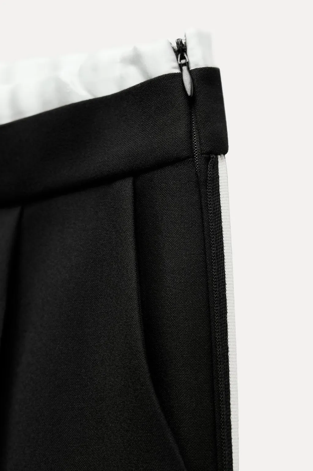 Outlet PANTALÓN DOBLE CINTURA BANDA LATERAL Mujer Pantalones