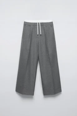 Niños ZARA 6 - 14 Años·Pantalones<PANTALÓN DOBLE CINTURILLA