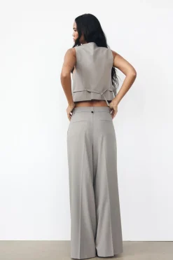 Outlet PANTALÓN DOBLE PLIEGUE Mujer Pantalones