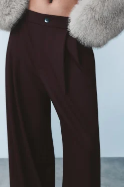 Best PANTALÓN DOBLE PLIEGUE Mujer Pantalones