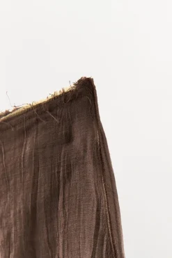 Best PANTALÓN EFECTO ARRUGADO CON LINO Mujer Pantalones